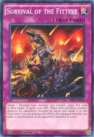 Survival of the Fittest (SR04-EN031) - Structure Deck: Dinosmasher's Fury 1st Edition Structure Deck: Dinosmasher's Fury Yugioh Single Squirtle Squad Card Shop.