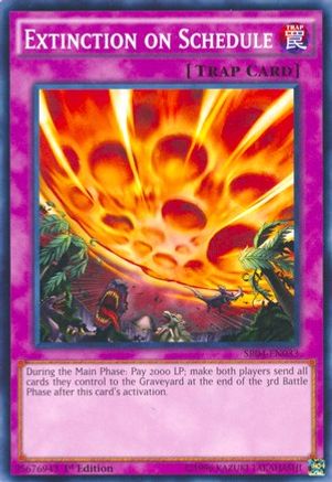 Extinction on Schedule (SR04-EN033) - Structure Deck: Dinosmasher's Fury 1st Edition Structure Deck: Dinosmasher's Fury Yugioh Single Squirtle Squad Card Shop.
