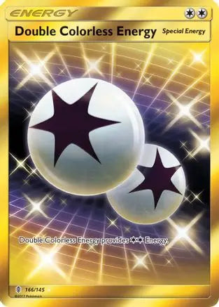 Double Colorless Energy (Secret)/145 - Holofoil SM Guardians Rising - Secret Rare SM - Guardians Rising Pokemon Single Squirtle Squad Card Shop.