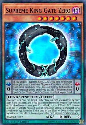 Supreme King Gate Zero (MACR-EN017) - Maximum Crisis 1st Edition Maximum Crisis Yugioh Single Squirtle Squad Card Shop.