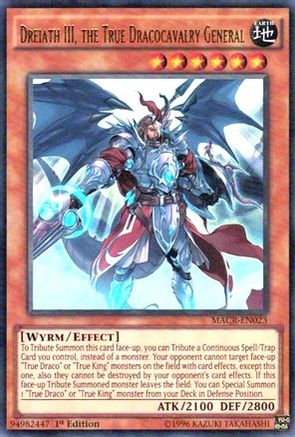 Dreiath III, the True Dracocavalry General (MACR-EN023) - Maximum Crisis Unlimited Maximum Crisis Yugioh Single Squirtle Squad Card Shop.