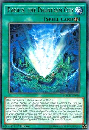 Pacifis, the Phantasm City (MACR-EN056) - Maximum Crisis 1st Edition Maximum Crisis Yugioh Single Squirtle Squad Card Shop.