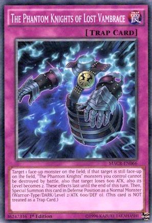 The Phantom Knights of Lost Vambrace (MACR-EN066) - Maximum Crisis Unlimited Maximum Crisis Yugioh Single Squirtle Squad Card Shop.