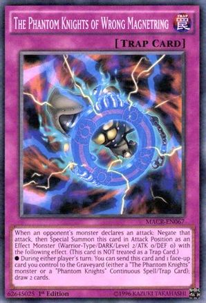 The Phantom Knights of Wrong Magnetring (MACR-EN067) - Maximum Crisis 1st Edition Maximum Crisis Yugioh Single Squirtle Squad Card Shop.