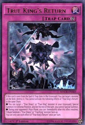 True King's Return (MACR-EN069) - Maximum Crisis 1st Edition Maximum Crisis Yugioh Single Squirtle Squad Card Shop.