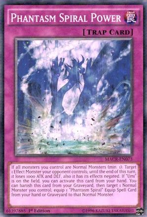 Phantasm Spiral Power (MACR-EN073) - Maximum Crisis 1st Edition Maximum Crisis Yugioh Single Squirtle Squad Card Shop.