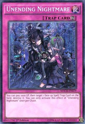 Unending Nightmare (MACR-EN079) - Maximum Crisis 1st Edition Maximum Crisis Yugioh Single Squirtle Squad Card Shop.