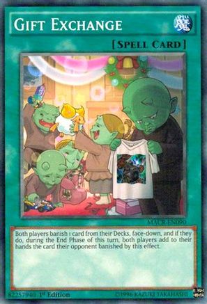 Gift Exchange (MACR-EN090) - Maximum Crisis Unlimited Maximum Crisis Yugioh Single Squirtle Squad Card Shop.