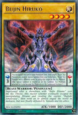 Bujin Hiruko (MACR-EN092) - Maximum Crisis 1st Edition Maximum Crisis Yugioh Single Squirtle Squad Card Shop.