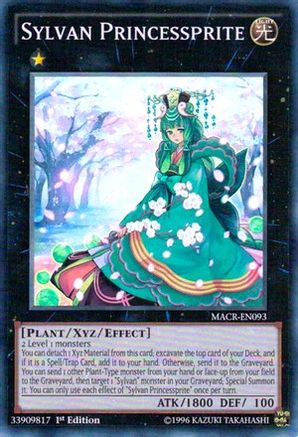 Sylvan Princessprite (MACR-EN093) - Maximum Crisis Unlimited Maximum Crisis Yugioh Single Squirtle Squad Card Shop.