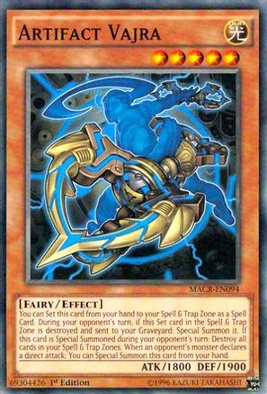 Artifact Vajra (MACR-EN094) - Maximum Crisis Unlimited Maximum Crisis Yugioh Single Squirtle Squad Card Shop.