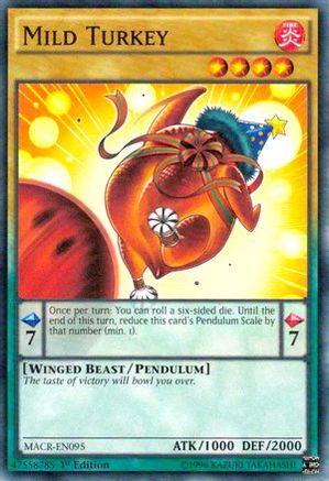 Mild Turkey (MACR-EN095) - Maximum Crisis 1st Edition Maximum Crisis Yugioh Single Squirtle Squad Card Shop.