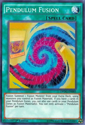 Pendulum Fusion (DPDG-EN005) - Duelist Pack: Dimensional Guardians 1st Edition Duelist Pack: Dimensional Guardians Yugioh Single Squirtle Squad Card Shop.