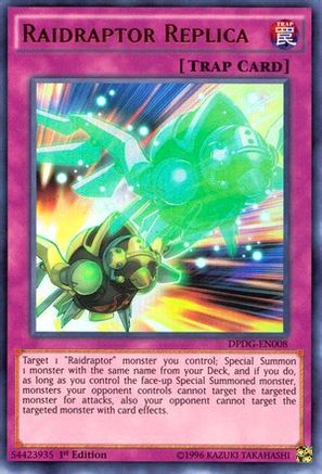 Raidraptor Replica (DPDG-EN008) - Duelist Pack: Dimensional Guardians 1st Edition Duelist Pack: Dimensional Guardians Yugioh Single Squirtle Squad Card Shop.