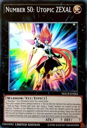 Number S0: Utopic ZEXAL (MACR-ENSE2) - Maximum Crisis Limited Maximum Crisis Yugioh Single Squirtle Squad Card Shop.
