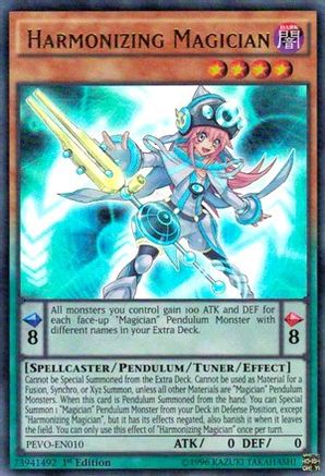 Harmonizing Magician (PEVO-EN010) - Pendulum Evolution 1st Edition Pendulum Evolution Yugioh Single Squirtle Squad Card Shop.