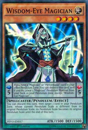Wisdom-Eye Magician (PEVO-EN017) - Pendulum Evolution 1st Edition Pendulum Evolution Yugioh Single Squirtle Squad Card Shop.