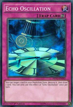 Echo Oscillation (PEVO-EN042) - Pendulum Evolution 1st Edition Pendulum Evolution Yugioh Single Squirtle Squad Card Shop.