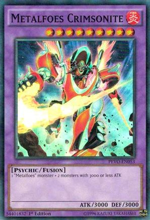 Metalfoes Crimsonite (PEVO-EN053) - Pendulum Evolution 1st Edition Pendulum Evolution Yugioh Single Squirtle Squad Card Shop.