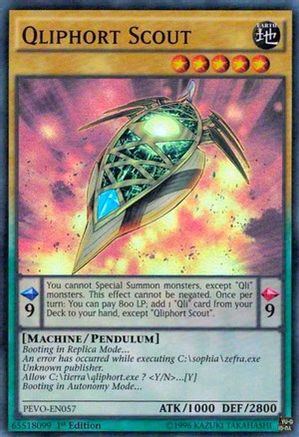 Qliphort Scout (PEVO-EN057) - Pendulum Evolution 1st Edition Pendulum Evolution Yugioh Single Squirtle Squad Card Shop.