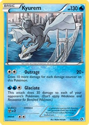 Kyurem 43/113 (BW Legendary Treasures)/113 Deck Exclusives - Rare Deck Exclusives Pokemon Single Squirtle Squad Card Shop.
