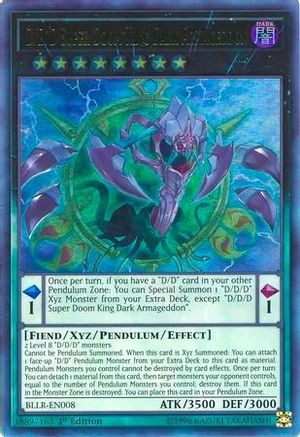 D/D/D Super Doom King Dark Armageddon (BLLR-EN008) - Battles of Legend: Light's Revenge 1st Edition Battles of Legend: Light's Revenge Yugioh Single Squirtle Squad Card Shop.