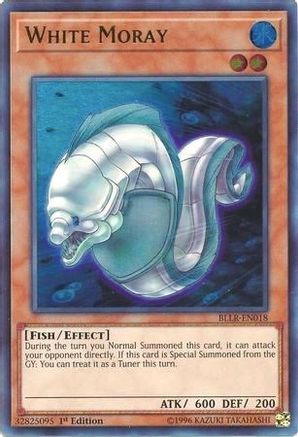 White Moray (BLLR-EN018) - Battles of Legend: Light's Revenge 1st Edition Battles of Legend: Light's Revenge Yugioh Single Squirtle Squad Card Shop.