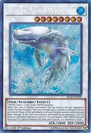 White Aura Whale (BLLR-EN020) - Battles of Legend: Light's Revenge 1st Edition Battles of Legend: Light's Revenge Yugioh Single Squirtle Squad Card Shop.