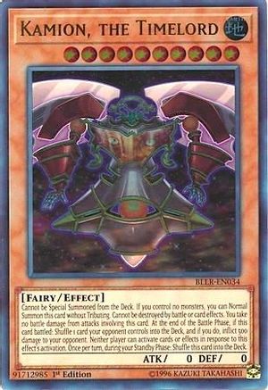 Kamion, the Timelord (BLLR-EN034) - Battles of Legend: Light's Revenge 1st Edition Battles of Legend: Light's Revenge Yugioh Single Squirtle Squad Card Shop.