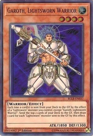 Garoth, Lightsworn Warrior (BLLR-EN037) - Battles of Legend: Light's Revenge 1st Edition Battles of Legend: Light's Revenge Yugioh Single Squirtle Squad Card Shop.