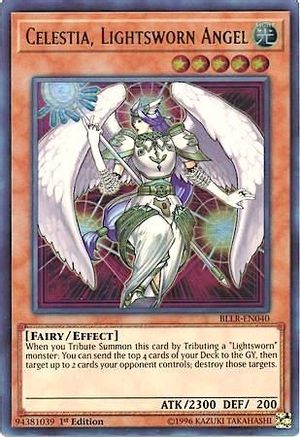 Celestia, Lightsworn Angel (BLLR-EN040) - Battles of Legend: Light's Revenge 1st Edition Battles of Legend: Light's Revenge Yugioh Single Squirtle Squad Card Shop.