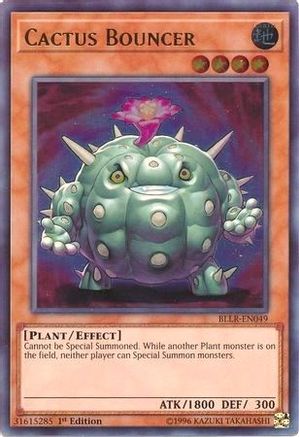 Cactus Bouncer (BLLR-EN049) - Battles of Legend: Light's Revenge 1st Edition Battles of Legend: Light's Revenge Yugioh Single Squirtle Squad Card Shop.