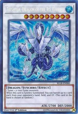 Trishula, Dragon of the Ice Barrier (BLLR-EN060) - Battles of Legend: Light's Revenge 1st Edition Battles of Legend: Light's Revenge Yugioh Single Squirtle Squad Card Shop.