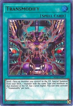 Transmodify (BLLR-EN077) - Battles of Legend: Light's Revenge 1st Edition Battles of Legend: Light's Revenge Yugioh Single Squirtle Squad Card Shop.