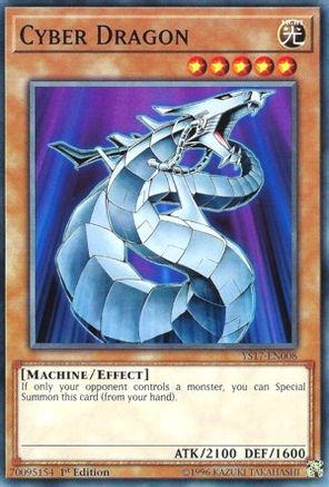 Cyber Dragon (YS17-EN008) - Starter Deck: Link Strike 1st Edition Starter Deck: Link Strike Yugioh Single Squirtle Squad Card Shop.