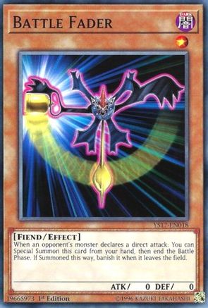 Battle Fader (YS17-EN018) - Starter Deck: Link Strike 1st Edition Starter Deck: Link Strike Yugioh Single Squirtle Squad Card Shop.