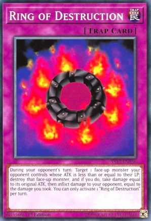 Ring of Destruction (YS17-EN036) - Starter Deck: Link Strike 1st Edition Starter Deck: Link Strike Yugioh Single Squirtle Squad Card Shop.