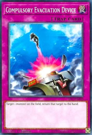 Compulsory Evacuation Device (YS17-EN038) - Starter Deck: Link Strike 1st Edition Starter Deck: Link Strike Yugioh Single Squirtle Squad Card Shop.