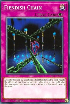Fiendish Chain (YS17-EN039) - Starter Deck: Link Strike 1st Edition Starter Deck: Link Strike Yugioh Single Squirtle Squad Card Shop.