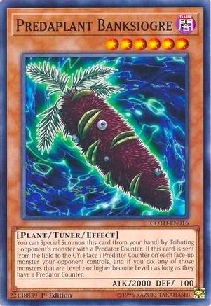 Predaplant Banksiogre (COTD-EN016) - Code of the Duelist 1st Edition Code of the Duelist Yugioh Single Squirtle Squad Card Shop.