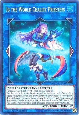 Ib the World Chalice Priestess (COTD-EN048) - Code of the Duelist 1st Edition Code of the Duelist Yugioh Single Squirtle Squad Card Shop.
