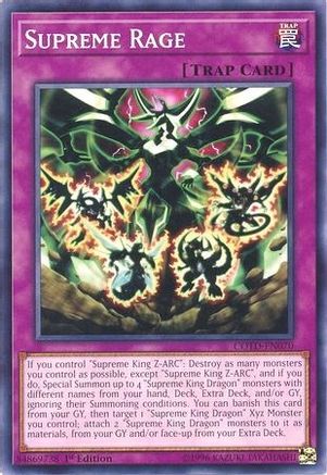 Supreme Rage (COTD-EN070) - Code of the Duelist Unlimited Code of the Duelist Yugioh Single Squirtle Squad Card Shop.