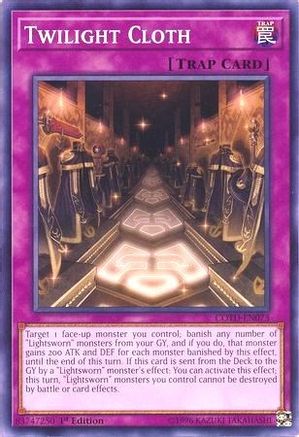 Twilight Cloth (COTD-EN073) - Code of the Duelist Unlimited Code of the Duelist Yugioh Single Squirtle Squad Card Shop.