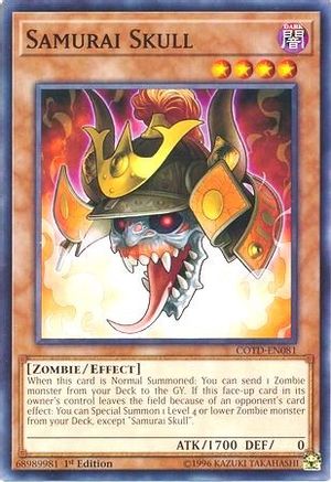 Samurai Skull (COTD-EN081) - Code of the Duelist 1st Edition Code of the Duelist Yugioh Single Squirtle Squad Card Shop.
