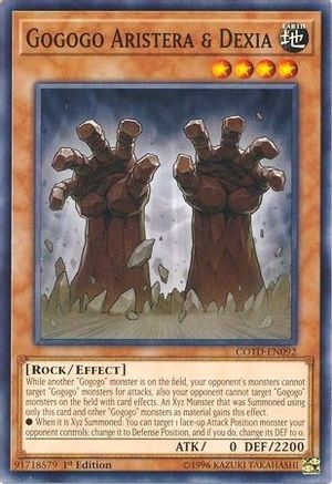 Gogogo Aristera & Dexia (COTD-EN092) - Code of the Duelist Unlimited Code of the Duelist Yugioh Single Squirtle Squad Card Shop.
