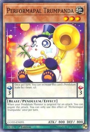 Performapal Trumpanda (COTD-EN095) - Code of the Duelist 1st Edition Code of the Duelist Yugioh Single Squirtle Squad Card Shop.