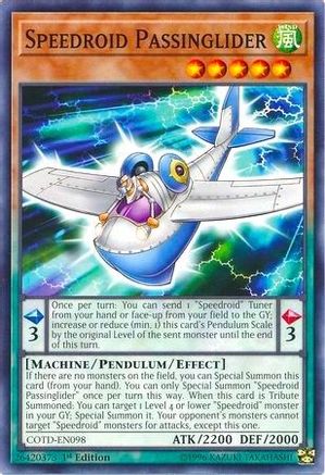 Speedroid Passinglider (COTD-EN098) - Code of the Duelist Unlimited Code of the Duelist Yugioh Single Squirtle Squad Card Shop.
