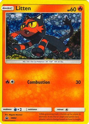 Litten (General Mills Promo) SM02 - Holofoil Miscellaneous Cards & Products - Promo Miscellaneous Cards & Products Pokemon Single Squirtle Squad Card Shop.