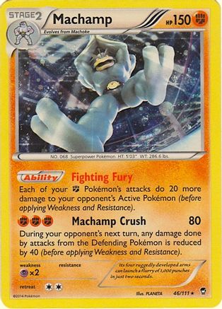 Machamp - 46/111 (Cosmos Holo)/111 - Holofoil Blister Exclusives - Promo Blister Exclusives Pokemon Single Squirtle Squad Card Shop.