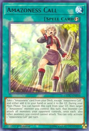 Amazoness Call (LEDU-EN010) - Legendary Duelists 1st Edition Legendary Duelists Yugioh Single Squirtle Squad Card Shop.